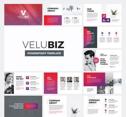 Velubiz - Creative Business PowerPoint Presentation Template, 09233, Business — PoweredTemplate.com