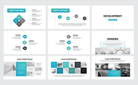Company Business Clean PowerPoint Presentation Template, Deslizar 4, 09235, Negócios — PoweredTemplate.com