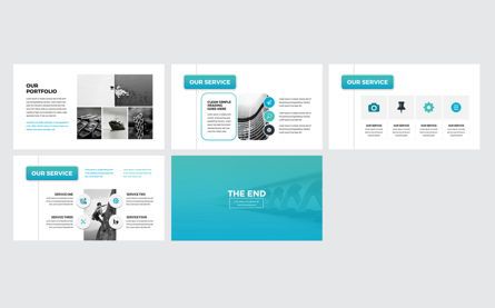 Company Business Clean PowerPoint Presentation Template, Slide 5, 09235, Bisnis — PoweredTemplate.com
