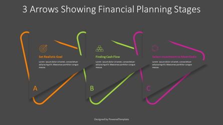 3 Arrows Showing Financial Planning Stages, Slide 2, 09244, Consulting — PoweredTemplate.com