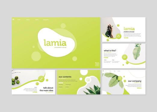 Lamia - PowerPoint Template, Slide 2, 09266, Business — PoweredTemplate.com