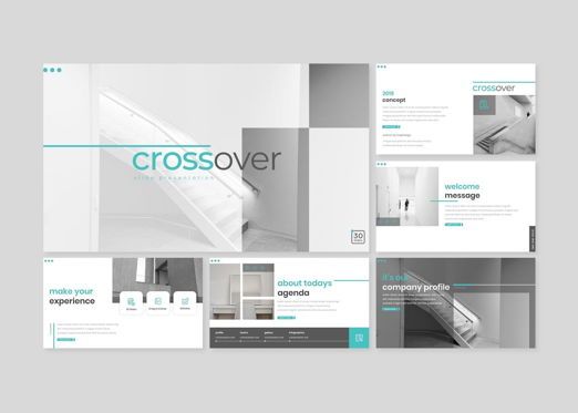 Crossover - PowerPoint Template, Diapositive 2, 09286, Business — PoweredTemplate.com
