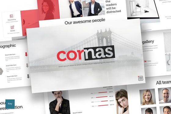 Cornas - Keynote Template, Keynote Template, 09294, Business — PoweredTemplate.com