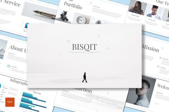 Bisqit - PowerPoint Template, Modello PowerPoint, 09311, Lavoro — PoweredTemplate.com