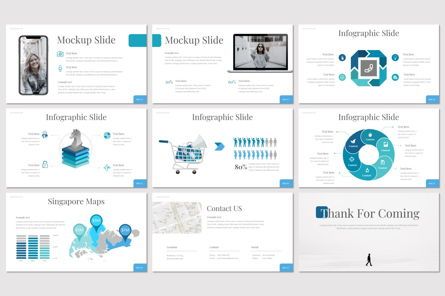 Lake - PowerPoint Template, Diapositive 5, 09313, Business — PoweredTemplate.com
