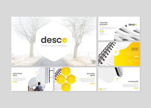 Desco - Google Slides Template, Diapositive 2, 09314, Business — PoweredTemplate.com