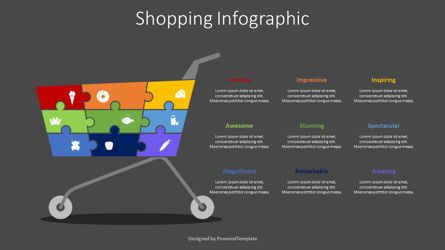 Shopping Infographic Free Presentation Template, Slide 2, 09320, Careers/Industry — PoweredTemplate.com