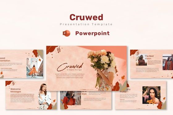 Cruwed - Powerpoint Template, Modello PowerPoint, 09324, Lavoro — PoweredTemplate.com