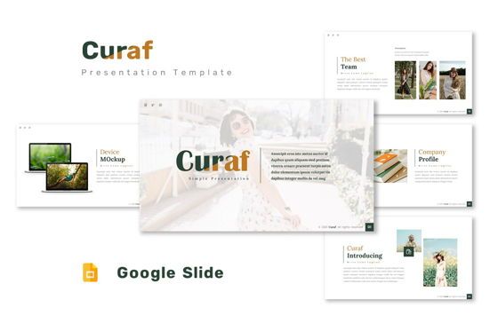 Curaf - Google Slides, Googleスライドのテーマ, 09330, ビジネス — PoweredTemplate.com