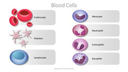 Blood Cells Free Diagram, 無料 Googleスライドのテーマ, 09345, Education & Training — PoweredTemplate.com