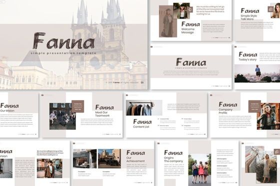 Fanna - Powerpoint Template, Dia 2, 09347, Bedrijf — PoweredTemplate.com