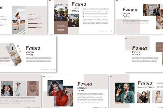Fanna - Powerpoint Template, Slide 3, 09347, Business — PoweredTemplate.com