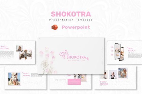 Shokotra - Powerpoint Template, 파워 포인트 템플릿, 09349, 비즈니스 — PoweredTemplate.com
