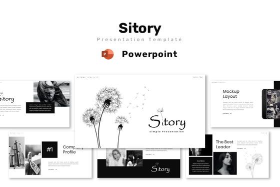 Sitory - Powerpoint Template, PowerPoint-sjabloon, 09350, Bedrijf — PoweredTemplate.com
