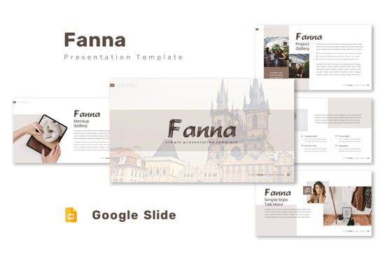 Fanna - Googles Slides, Googleスライドのテーマ, 09352, ビジネス — PoweredTemplate.com