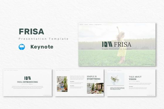 Frissa - Keynote, Keynote-Vorlage, 09358, Business — PoweredTemplate.com