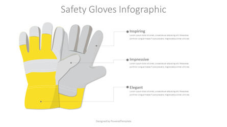 Personal Protective Equipment - Safety Gloves, 09368, Careers/Industry — PoweredTemplate.com