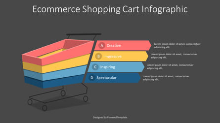 Ecommerce Shopping Cart Infographic, 09373, Business Concepts — PoweredTemplate.com