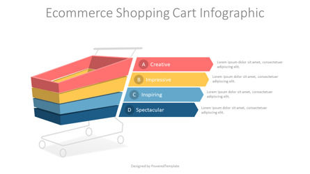 Ecommerce Shopping Cart Infographic, Slide 2, 09373, Business Concepts — PoweredTemplate.com
