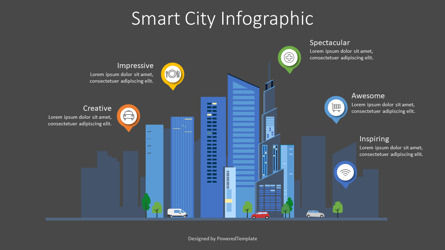 Smart City Infographic, Deslizar 2, 09377, Carreiras/Indústria — PoweredTemplate.com