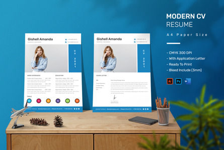 Gishell Amanda - CV Resume Template | Resume Template | holographstudio ...