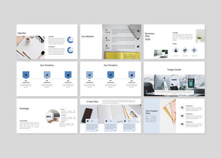 Corporate Planner - Creative Business Plan PowerPoint template, Slide 2, 09382, Konsep Bisnis — PoweredTemplate.com