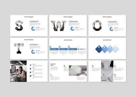 Corporate Planner - Creative Business Plan PowerPoint template, Slide 4, 09382, Concetti del Lavoro — PoweredTemplate.com