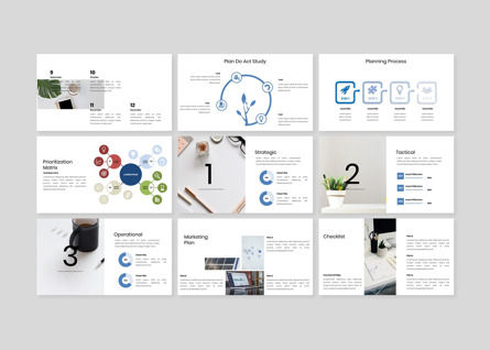 Corporate Planner - Creative Business Plan PowerPoint template, Slide 5, 09382, Concetti del Lavoro — PoweredTemplate.com