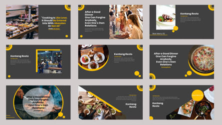 Kentang Restaurant - Creative Business PowerPoint template, Slide 3, 09383, Food & Beverage — PoweredTemplate.com