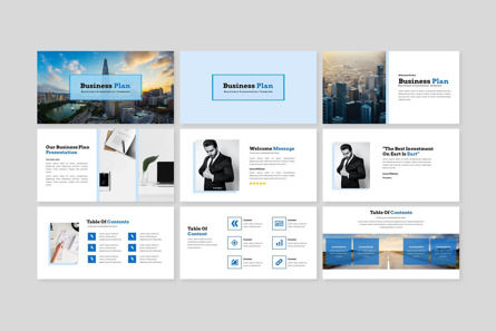 Business Plan - Complete Business Plan PowerPoint template, Slide 2, 09384, Business Concepts — PoweredTemplate.com