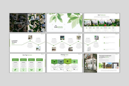 Luxestate - Real Estate Agency PowerPoint Template, Dia 2, 09385, Vastgoed — PoweredTemplate.com