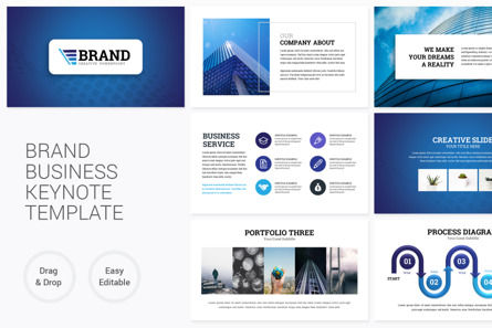 Brand Clean Business Keynote Presentation Template, Keynote-Vorlage, 09394, Business — PoweredTemplate.com