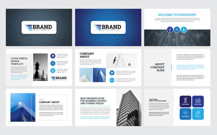 Brand Clean Business Keynote Presentation Template, Diapositiva 2, 09394, Negocios — PoweredTemplate.com