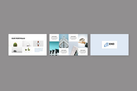 Nexde - Modern Simple clean Business Keynote Presentation Template, Diapositiva 5, 09406, Diagramas de proceso — PoweredTemplate.com
