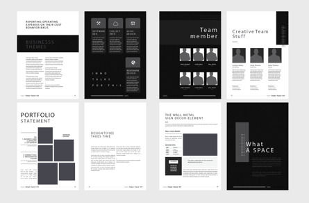 Business Annual Report Template Printable Business Brochure InDesign ...