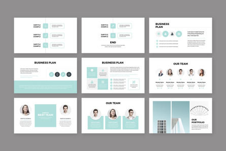 Modern Business Plan Keynote Template, Diapositiva 4, 09421, Negocios — PoweredTemplate.com