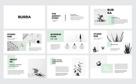 Burra - Clean Simple Keynote Presentation Template, Diapositive 2, 09442, Business — PoweredTemplate.com