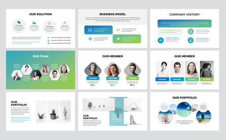Business Infographic Keynote Presentation Template, Deslizar 4, 09447, Negócios — PoweredTemplate.com