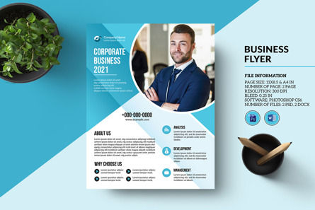 Business Flyer Template 06 | Flyer | sistec | 84334 | PoweredTemplate.com