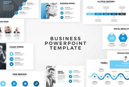 Decosta - Modern Minimal Creative Business PowerPoint Presentation Template, 09461, Business — PoweredTemplate.com