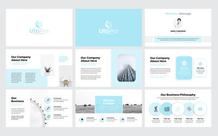 UltiPro - Business Infographic PowerPoint Presentation Template, 09467, Bisnis — PoweredTemplate.com