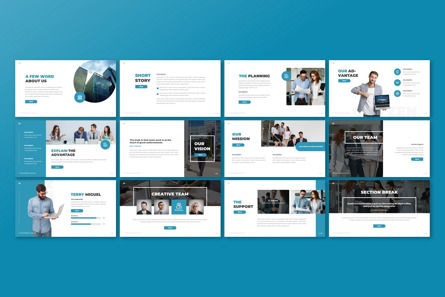 Cityzen - Powerpoint Template, Diapositive 3, 09471, Business — PoweredTemplate.com