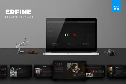 Erfine - Keynote Template, Keynote Template, 09475, Business — PoweredTemplate.com