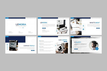 Lemoria - Google Slides Template, 슬라이드 2, 09477, 비즈니스 — PoweredTemplate.com