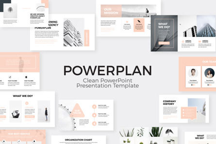 PowerPlan - Business PowerPoint Presentation Template, Plantilla de PowerPoint, 09500, Negocios — PoweredTemplate.com