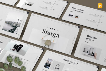 Starga - Lookbook Google Slides, Google幻灯片主题, 09519, 商业 — PoweredTemplate.com