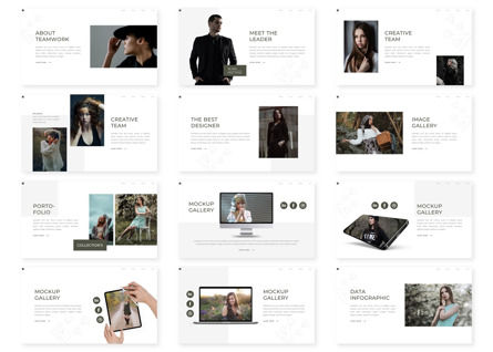 Allenie - LookBook Google Slides, Slide 3, 09527, Business Models — PoweredTemplate.com