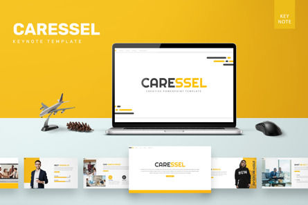 Caressel - Multipurpose Keynote, Keynote Template, 09532, Business — PoweredTemplate.com