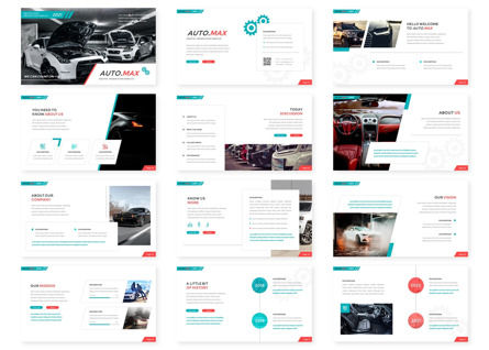 Auto Max - Business Powerpoint, Diapositiva 2, 09538, Negocios — PoweredTemplate.com