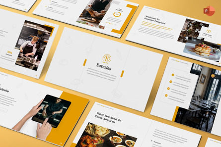 Eateries - Business Powerpoint, Templat PowerPoint, 09542, Bisnis — PoweredTemplate.com